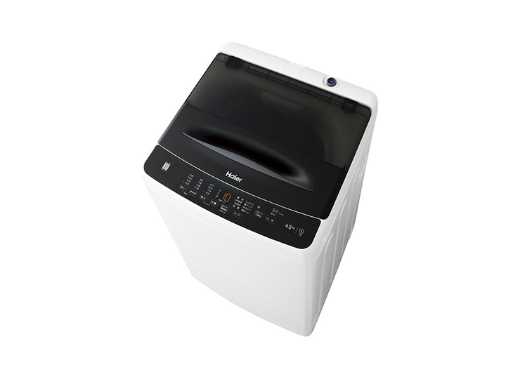 ハイアール 4.5kg全自動洗濯機W-U45A-K(サブスクレンタル)