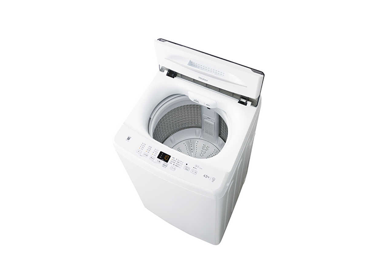 ハイアール 4.5kg全自動洗濯機JW-U45B-W  (サブスクレンタル)