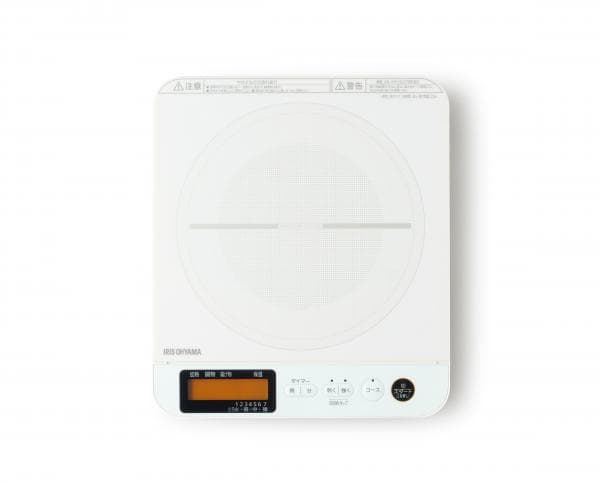 IHコンロ 液晶付き 1400W IHC-T71-W (サブスクレンタル)