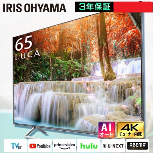 4Kチューナー内蔵スマート液晶テレビ 65V型 65XDA20S (サブスクレンタル)