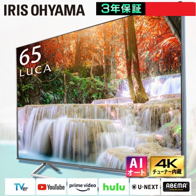 4Kチューナー内蔵スマート液晶テレビ 65V型 65XDA20S (サブスクレンタル)