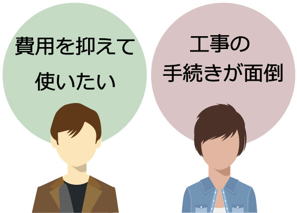 エアコン費用を抑えたい、エアコン工事の手続きが面倒